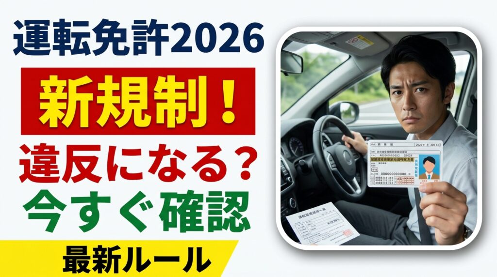 日本の運転免許2026