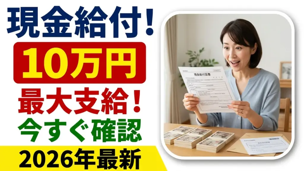 日本の経済刺激給付プログラム2026